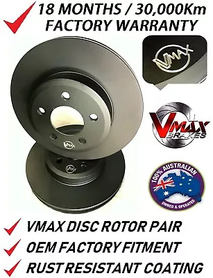 Fits HOLDEN Rodeo TF Series 4x2 4x4 Exclud 3.2L V6 97-98 FRONT Disc Rotors PAIR • $121.49
