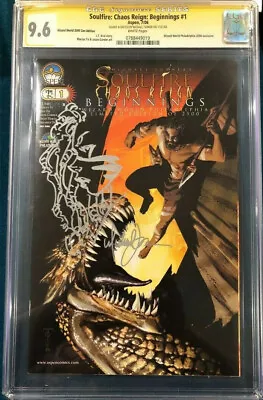 RARE!!! MICHAEL TURNER ORIGINAL Sketch Art CGC 9.6 SOULFIRE Signed Not CBCS • $1999.99