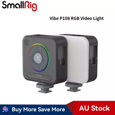 SmallRig P108 RGB Video LightPortable LED Camera Lights 360° Full Color 4055 • $45.90