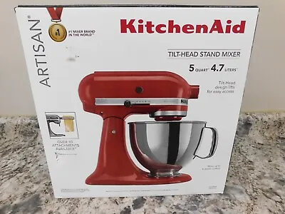 KitchenAid Artisan Series 5 Quart Tilt-Head Stand Mixer - Empire Red KSM150PSER • $249.99