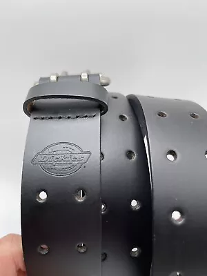 Dickies Men's 2 Hole Leather Belt Double Prong Bridle Industrial Strength Belt • $15.49