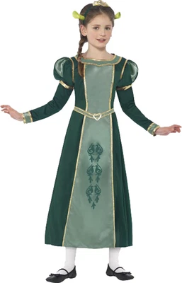 £38.95 • Buy Childrens Fancy Dress Party Girls Cartoon Character Shrek Princess Fiona Costume