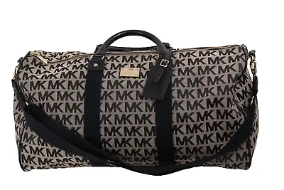 MICHAEL KORS Canvas Print Carry-On Duffle Bag • $170.99