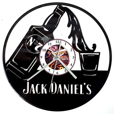 AUSTRALIAN MADE Vinyl Record Clock Jack Daniels • $49