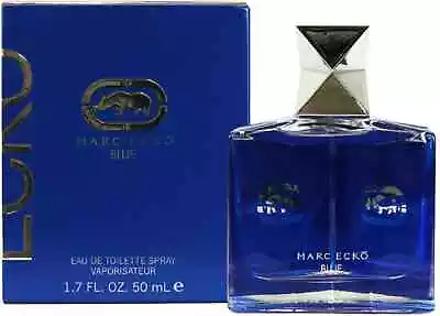 MARC ECKO BLUE Cologne For Men 1.7 Oz 50 Ml Eau De Toilette Spray NEW IN BOX • $19.99