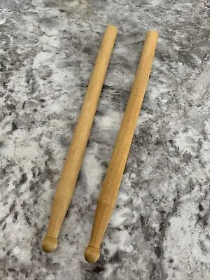 Miniature Drum Sticks Real Wood 1/Pair 8” Doll Stage Display Size Set • $30