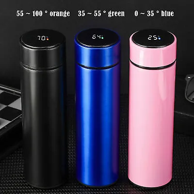 $16.14 • Buy 500ml LED Display Vacuum Flask Thermos Coffee Cup Insulated Tea Bottle Water Mug
