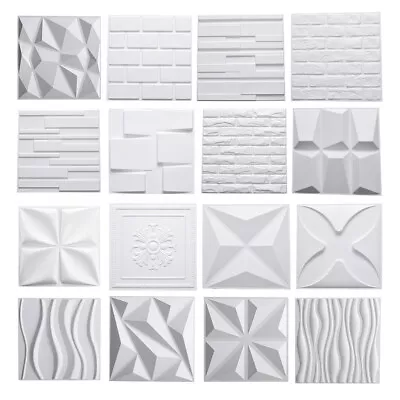 PVC 3D Wall Panel Decorative Wall Ceiling Tiles Cladding Wallpaper Waterproof • £21.62