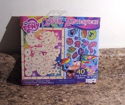 My Little Pony Sticker By Number Art Activity Set Rainbow Dash Fluttershy NEW • $12.95