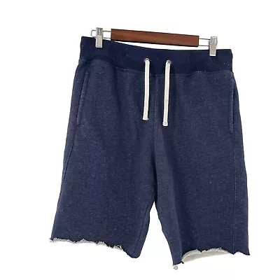 H&M Lounge Loose Fit Comfortable Shorts Mens Medium Navy Blue Drawstring Pockets • $19.97