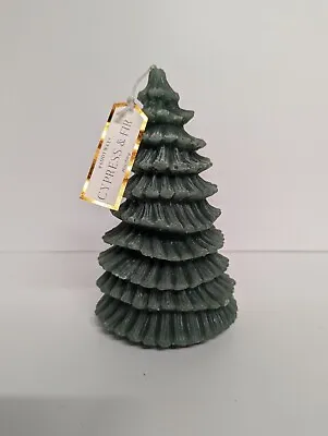 Pine Tree Candle Cypress & Fir Scented 5  X 8  Tall  • £19.99