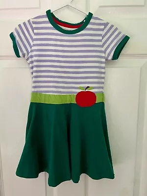 £9.95 • Buy Little Bird Striped Retro Dress Green Skirt Red Apple 18-24 Mths Jools Oliver