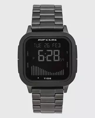 Rip Curl NEXT TIDE DIGITAL SSS Surf WATCH New - A1143 Gunmetal Rrp $399.99 • $332.99