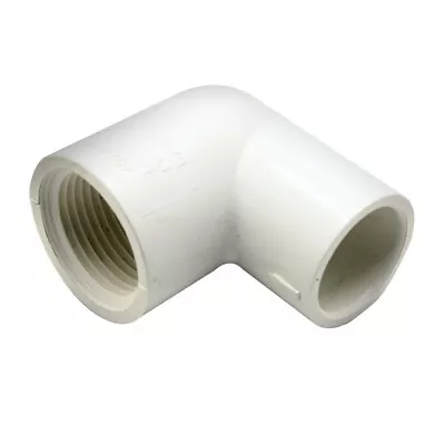 Thrifco 8114122 1/2 Inch X 3/4 Inch Slip X Threaded PVC 90 Degree Elbow SCH 40 • $10.02