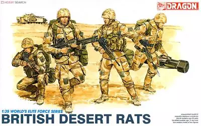 Dragon 3013 1/35 Scale British Desert Rats Plastic Model Kit • £17.39