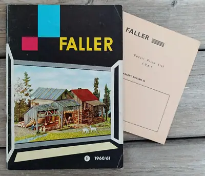 Faller Catalogue 1960/61 Price List 1961 Model Railways English Pioniere Fa-mos • £24.95