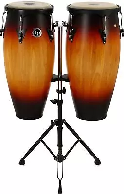 Latin Percussion City Series Conga Set With Stand - Vintage Sunburst • $399.99