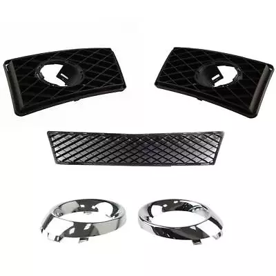 5PCS For 2010-12 GLK350 Sport Utility X204 Lower Bumper Grille W/ Foglamp Cover  • $89.09