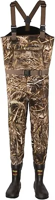 Hodgman Brighton 3.5mm Neoprene Boot Foot Chest Waders Max-5 Camo BRIGNC600MX • $109.99