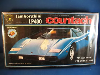 Blue Tank Lamborghini LP400 Countach TK-8808 Motorized SEALED NEW NIB • $25