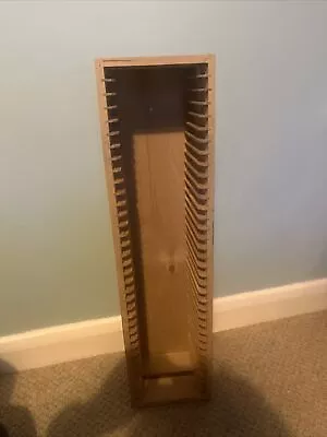 IKEA BOALT Wooden CD Rack Wall Mountable Or Free Standing - Holds 35 CDs • £29.98