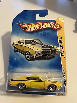 2009 Hot Wheels New Models '70 BUICK GSX Yellow Variant W/Chrome 5 Spoke • $3.25