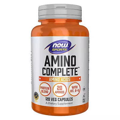 NOW FOODS Amino Complete - 120 Veg Capsules • $12.98