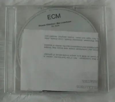 * RICARDO VILLALOBOS / MAX LODERBAUER - Re: ECM ( 2 X CD Album) PROMO (GER) • £5.39