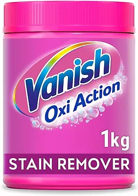 Vanish Oxi Action Colour Safe Powder Fabric Stain Remover 1kg • £8.70