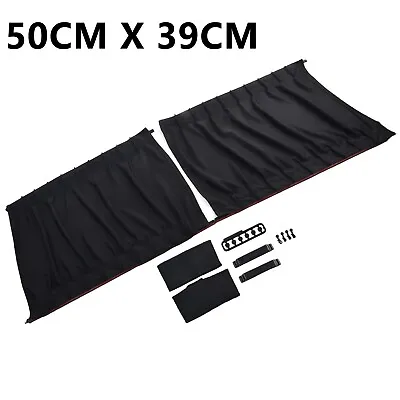 Car Van SUV Sunshade Curtains VIP Style Anti UV Sunshade Visor 50*39cm • $27.28