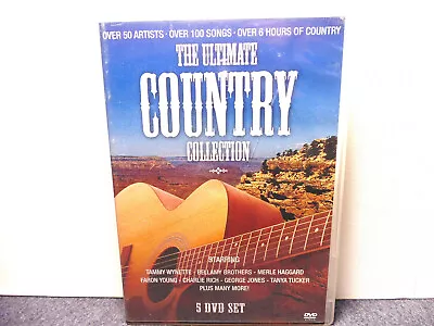 THE ULTIMATE COUNTRY COLLECTION ----- 5DVDs ----- SEE PHOTOS • £4.44