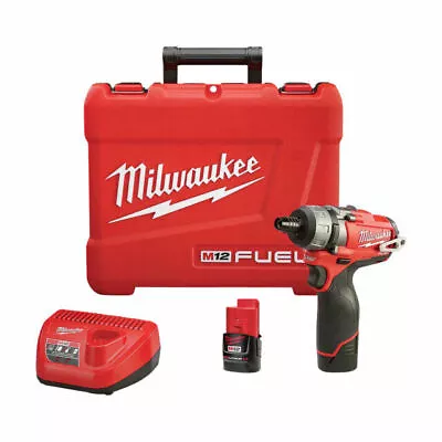 MILWAUKEE-2402-22 M12 FUEL 2SPD Screwdriver Kit - Red • $145