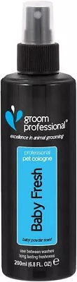 £9.97 • Buy Groom Professional Baby Fresh Pet Cologne, 200 Ml Dog Spray Grooming Dogs Skin