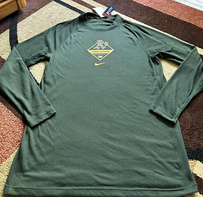 Nike Dri-Fit Oakland A’s Athletics LS Green Shirt Men’s Size XL  NWT • $39.95