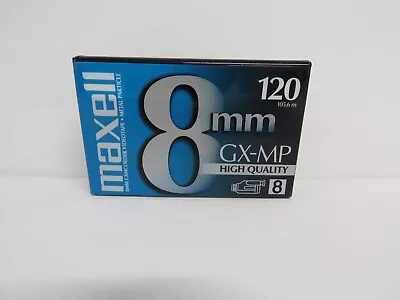 Maxell 8mm GX-MP High Quality 120 Camcorder Video Cassette Tape New In Package • $3.99