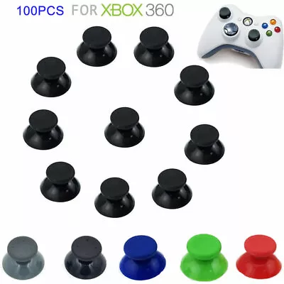 Replacement Xbox 360 Analog Thumbsticks Thumb Stick Cap - 100 Packs • $15.80