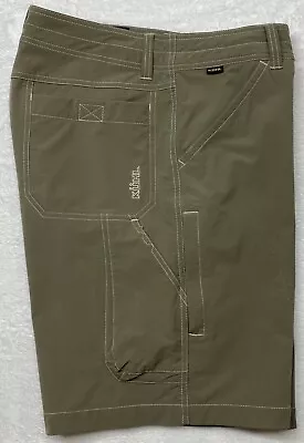 Kuhl Men’s Shorts Khaki Beige Tan Chino Outdoor Hiking Bermuda Size 36 “READ” • $21.99