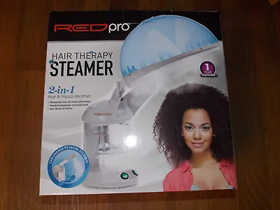 Red Pro 2-in-1 Hair Therapy Steamer & Facial Steamer STMR01 • $30