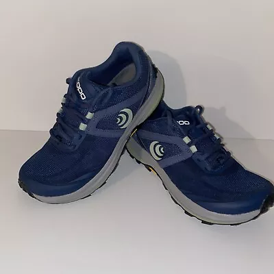 Topo Athletic Shoes Womens 6 Terraventure 3 Vibram Running 3mm Drop Blue NEW • $69.99