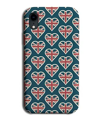 Union Jack Love Heart Flags Phone Case Cover Flag Hearts Design Colours F084  • £14.95