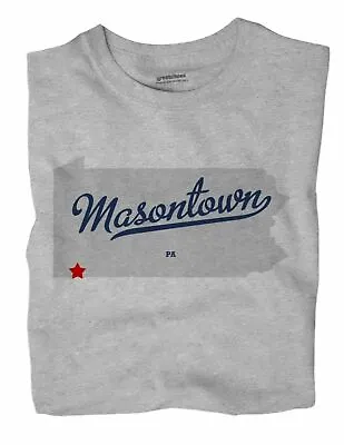 Masontown Pennsylvania PA T-Shirt MAP • $18.99