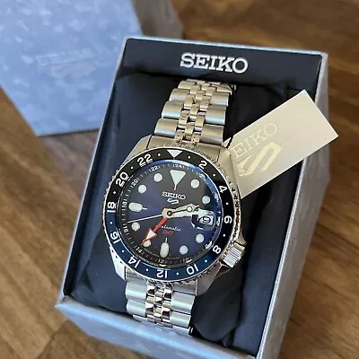 Seiko Ssk003 Blue Dial Gmt Series Sports 100 M  Automatic • $282