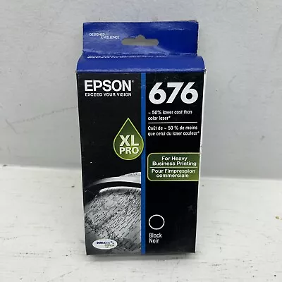 Epson 676 XL Pro - Black T676XL120 Exp 2021 • $18