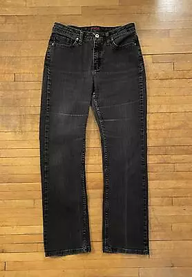 Black Wrangler Straight Leg Jeans Size- 10 M/ 31x30 • $18