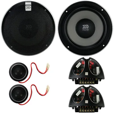 Morel Virtus 62.2 6-1/2  2-Way 2-Ohm Component Car Audio Speakers 6.5  NEW • $619