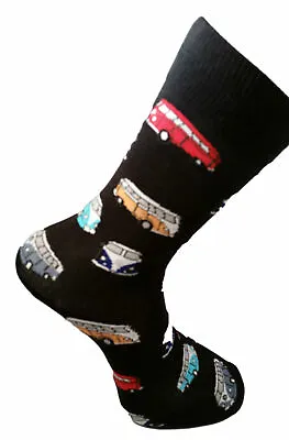 Camper Van Unisex Socks Adult Size 6-11 • $14.29