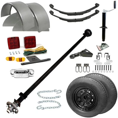 $1099.99 • Buy TK Trailer Kit - Master Plan 1110 - 6'x10 Single Axle 3.5K Utility Trailer (Midn
