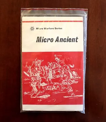 Micro Ancient Miniatures War Game 1976 Tabletop Games Punched • £24.06