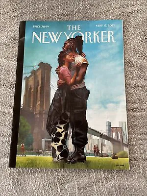 The New Yorker Magazine May 17th 2021 Kadir Nelson Brooklyn Bridge • $9