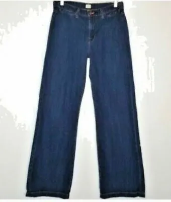 NWOT $218 New J Brand Malik Indigo Cotton Wide Leg Jeans 24 A510 • $32.24